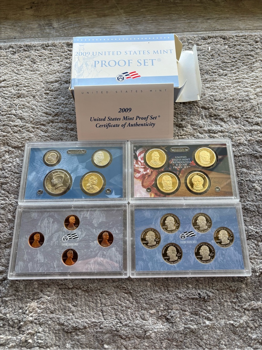 2009 US Proof Mint Set Coins